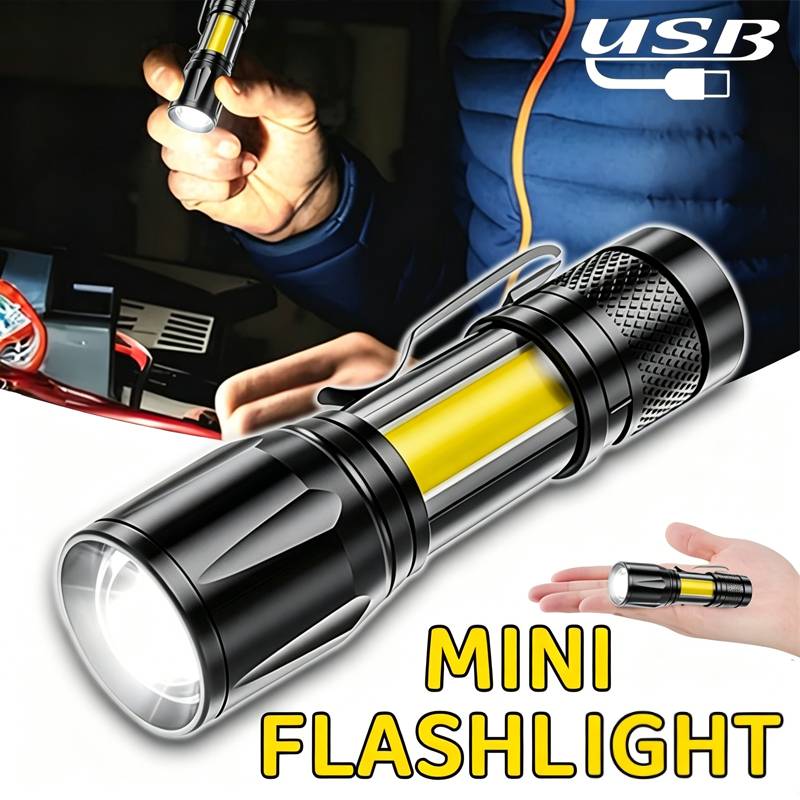 Stationery Supply - Mini LED Flashlight COB Floodlight Portable