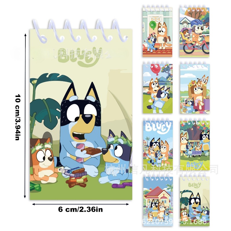 Stationery Office - 8pcs Hot Blueys Mini Notebook Set
