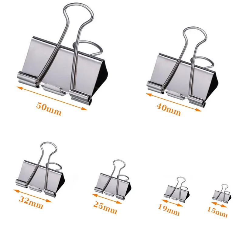 Is Stationery Office Supply - 5-30Pcs Binder Clips File Metal Paper