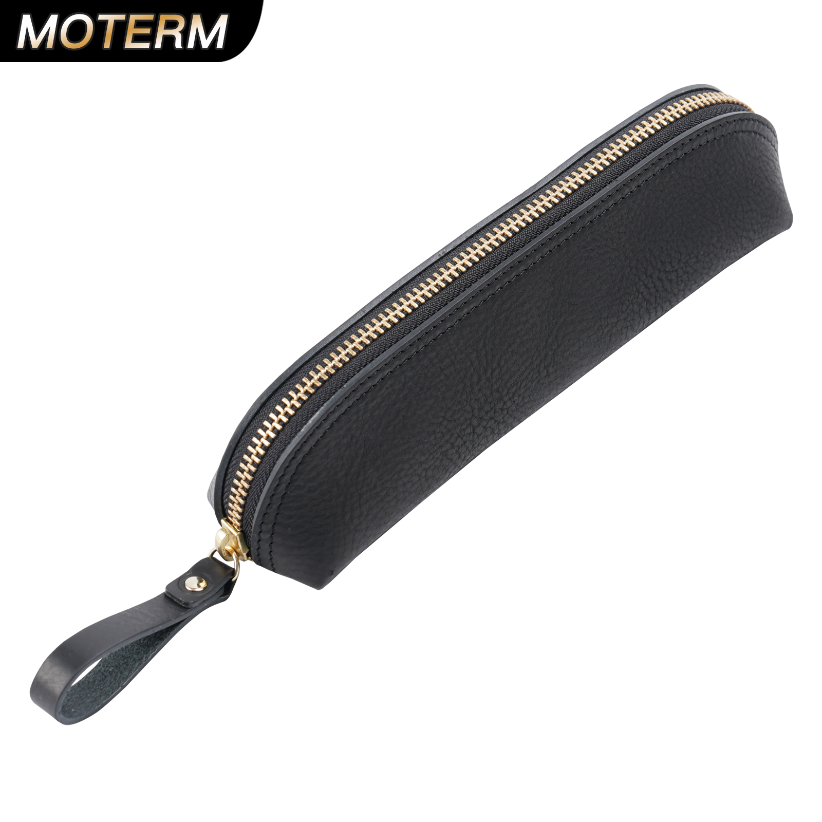 Tan Stationery & Office Supply - Moterm Zipper Pencil Case, Vegetable Tanned