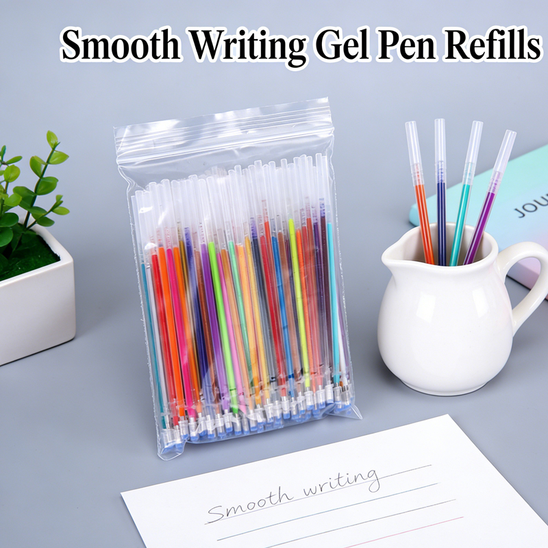 Gel Ink Pen Set - 12-100 Color Gel Pen Refills Set