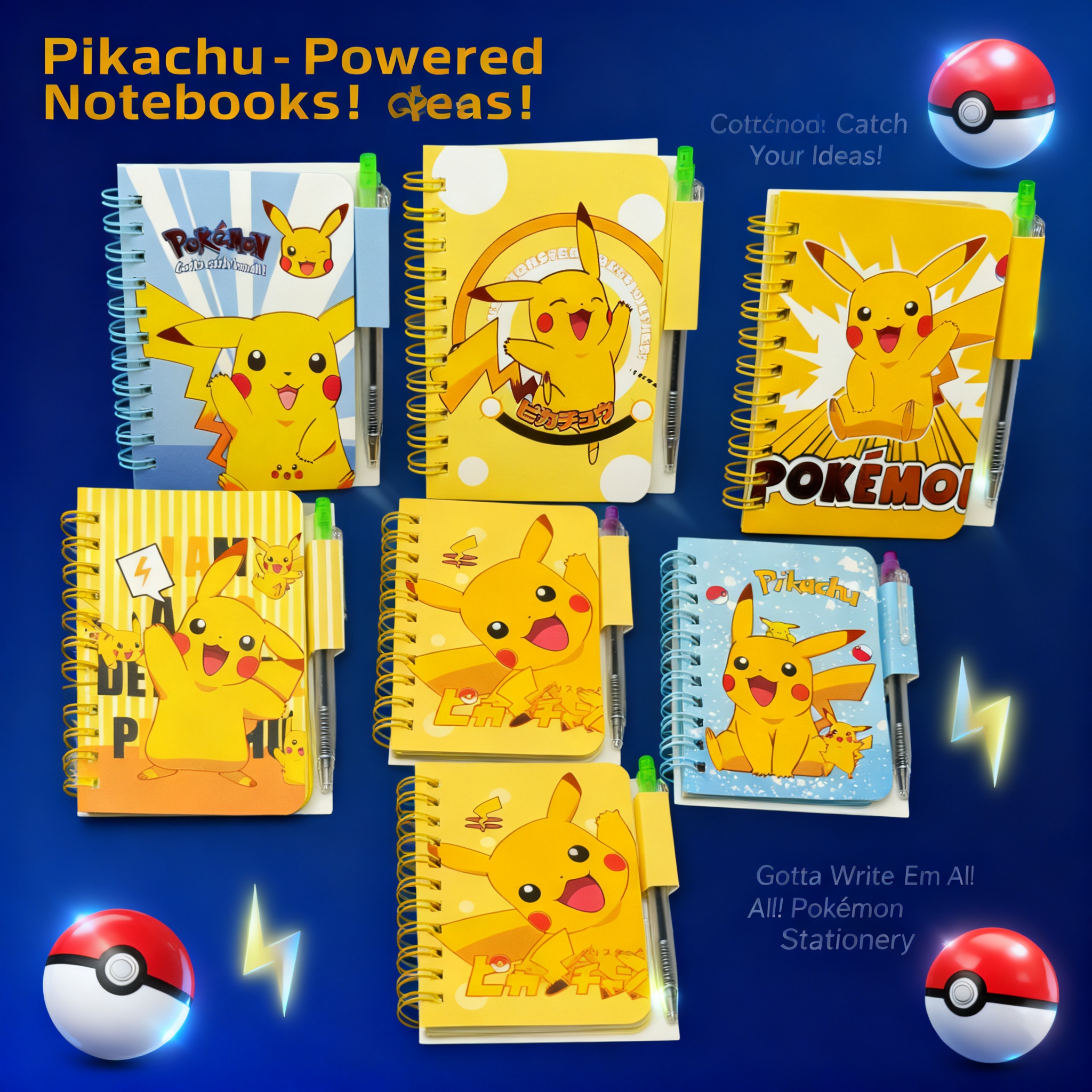 Pokemon Pikachu Cute Cartoon N - Is Stationery Office Supply ulasan dan harga