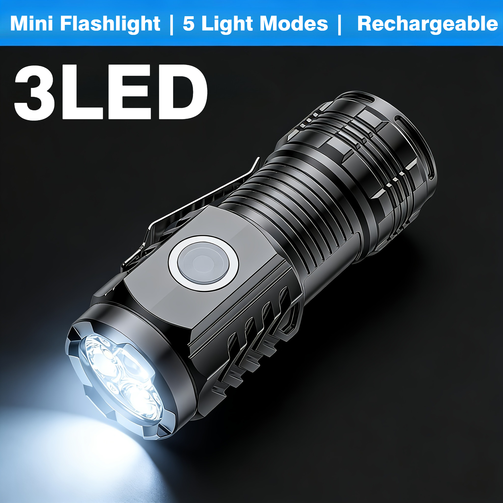 Portable Mini 3 LED Handheld F - Stationery Supply ulasan dan harga