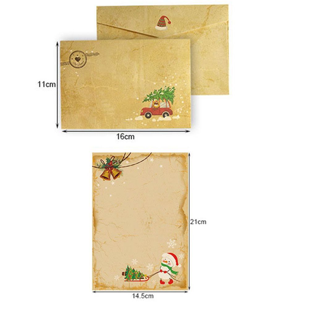 Party Vintage Greeting Card Sa - Letter Envelope Kraft ulasan dan harga