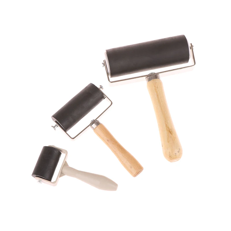 Rubber Roller Brayer Ink Paint - Self Inking Stamp ulasan dan harga