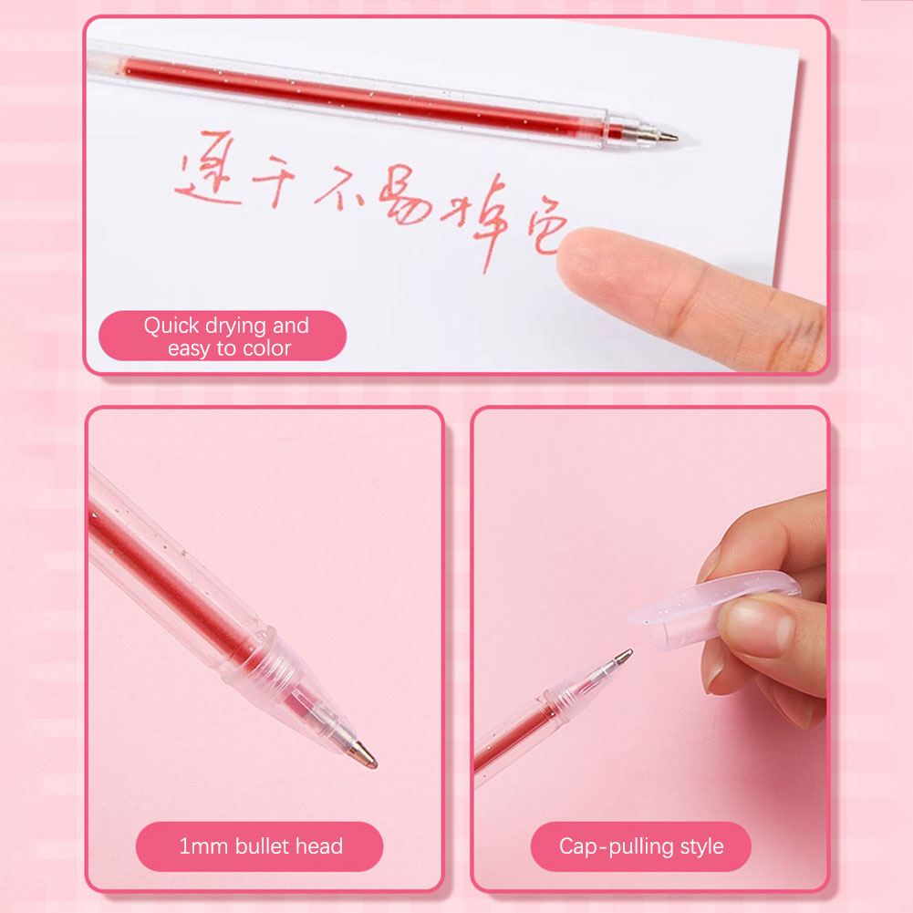 Glitter Gel Pen Set,8-48 Color - Gel Ink Pen Set ulasan dan harga