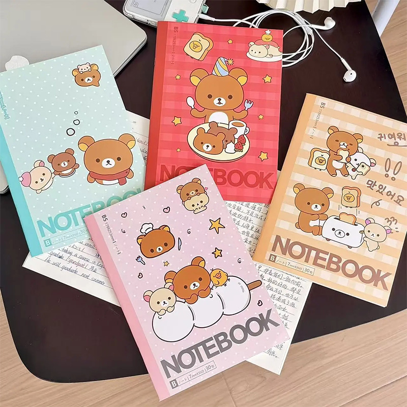 New Retro Cute Rilakkuma B5 Si - Stationery Office ulasan dan harga