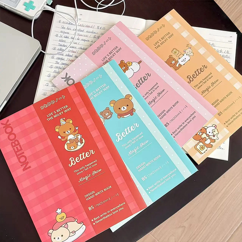 New Retro Cute Rilakkuma B5 Si - Stationery Office ulasan dan harga