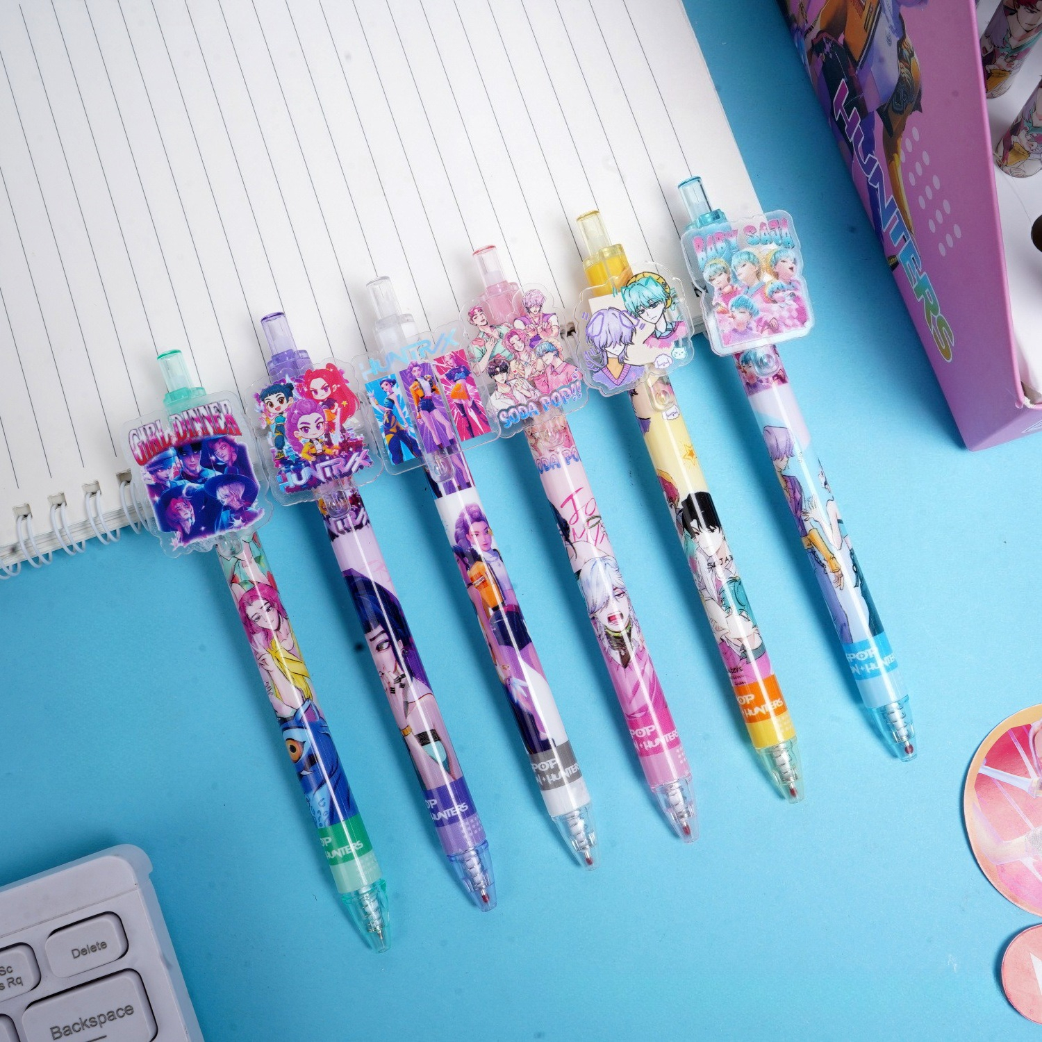 Cute Cartoon Press Gel Pen Set - Gel Ink Pen Set ulasan dan harga