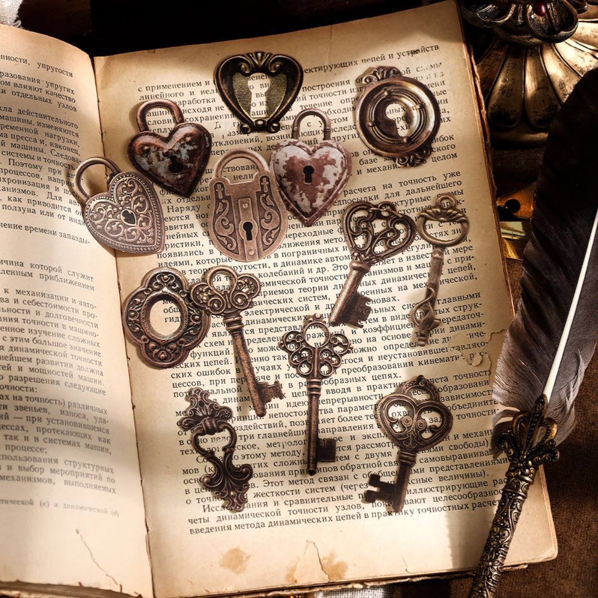 Vintage Nostalgic Gear Frame D - Stationery Supplies Business ulasan dan harga