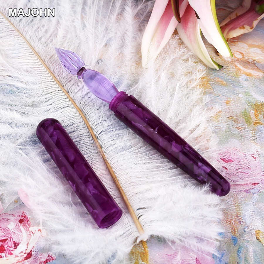 MAJOHN N10 Resin Handmade Glas - Stationery Supplies Business ulasan dan harga