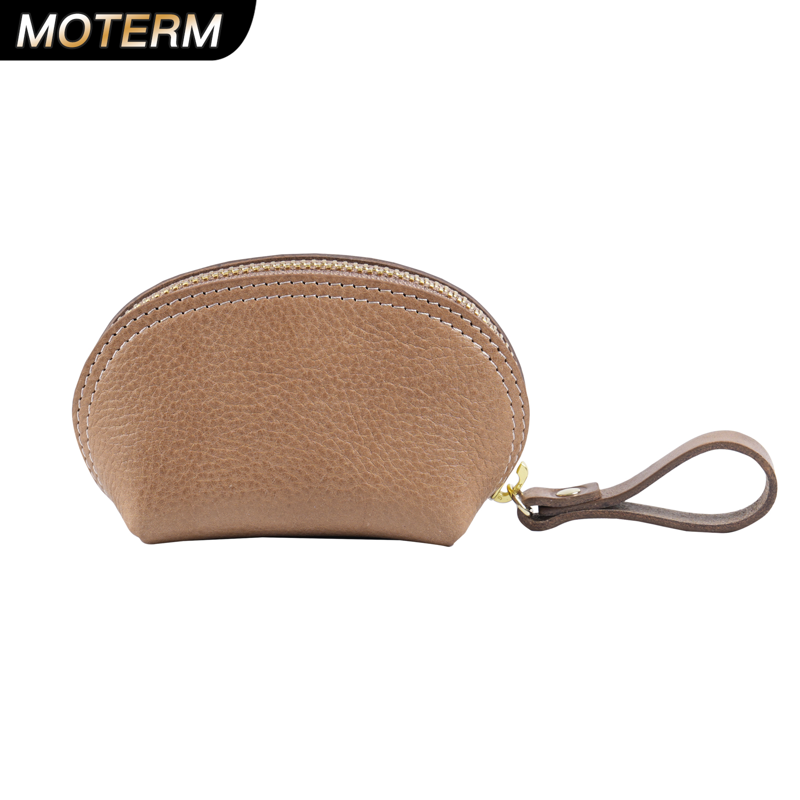 Moterm Mini Coin Pouch with Zi - Tan Stationery & Office Supply ulasan dan harga