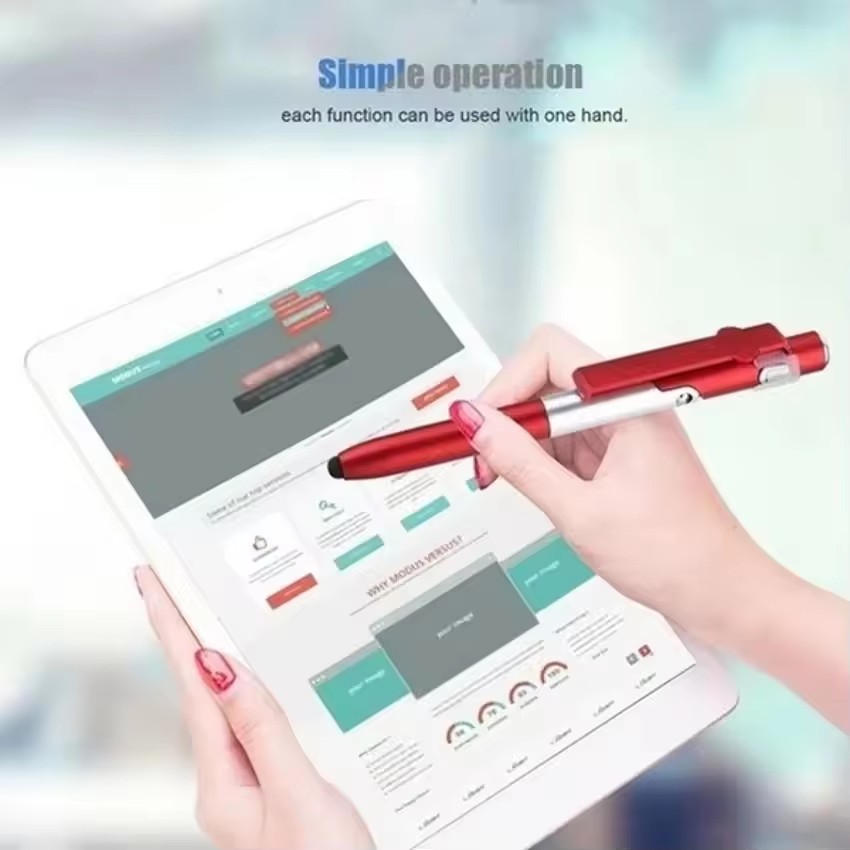 4 IN 1 Multifunction Touch Pen - Stationery Warehouse ulasan dan harga