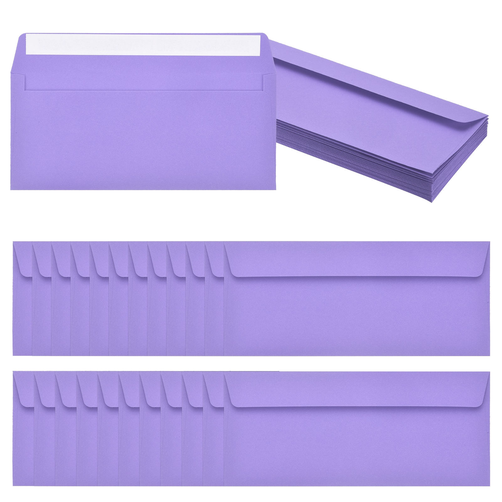 24Pcs 24.1cmx10.5cm Colored Se - Letter Envelope Kraft ulasan dan harga