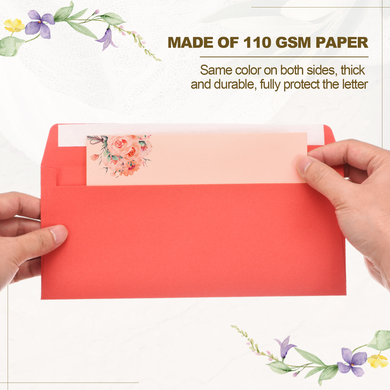 24Pcs 24.1cmx10.5cm Colored Se - Letter Envelope Kraft ulasan dan harga