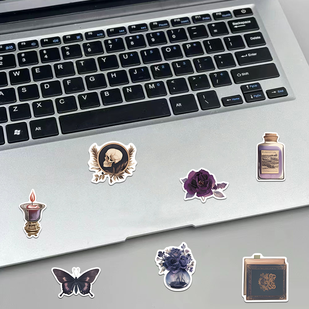 50PCS Dark Academia Stickers A - Memo Pad Sticky ulasan dan harga