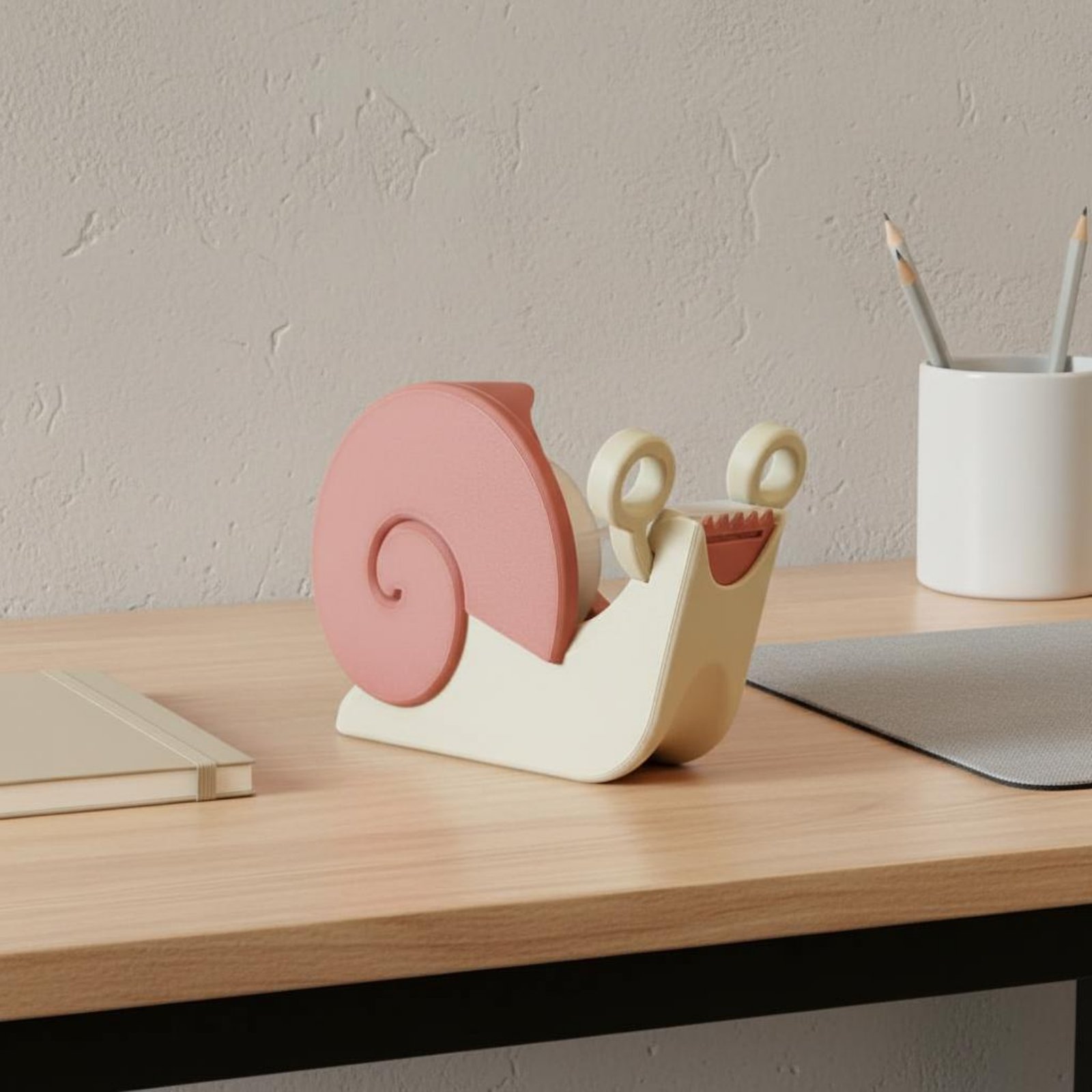 Snail-Shaped Tape Dispenser Pi - Is Stationery Office Supply ulasan dan harga