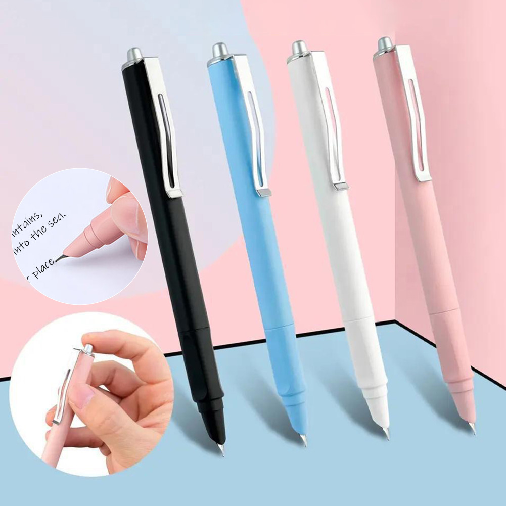 0.5mm Press Fountain Pen Retra - Fountain Pen Ink ulasan dan harga