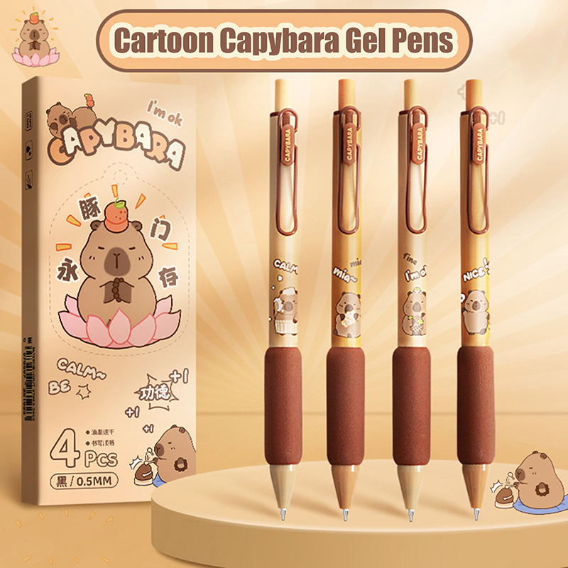 [H]4Pcs Kawaii Gel Pens Cute C - Stationery Warehouse ulasan dan harga