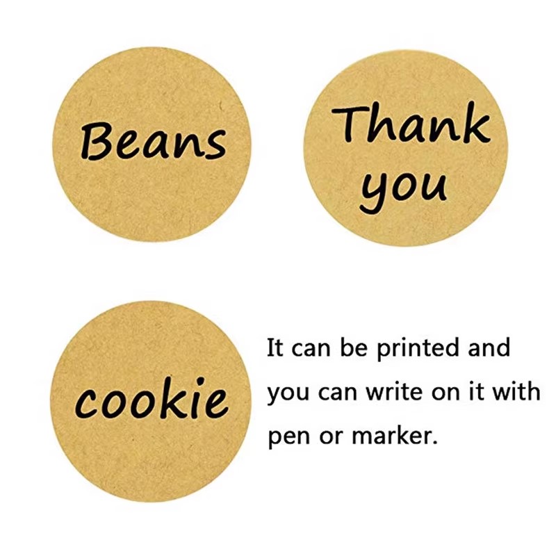 500Pcs Kraft Paper Stickers Ro - Letter Envelope Kraft ulasan dan harga