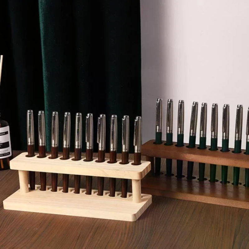 Walnut Wood Test Tube Rack Mul - Is Stationery Office Supply ulasan dan harga