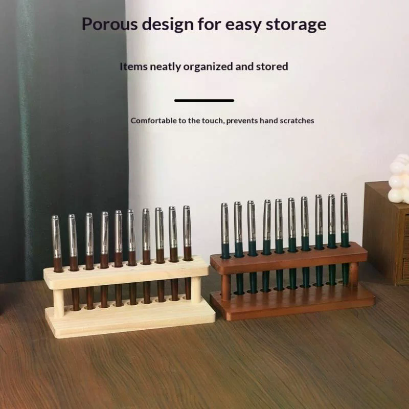 Walnut Wood Test Tube Rack Mul - Is Stationery Office Supply ulasan dan harga