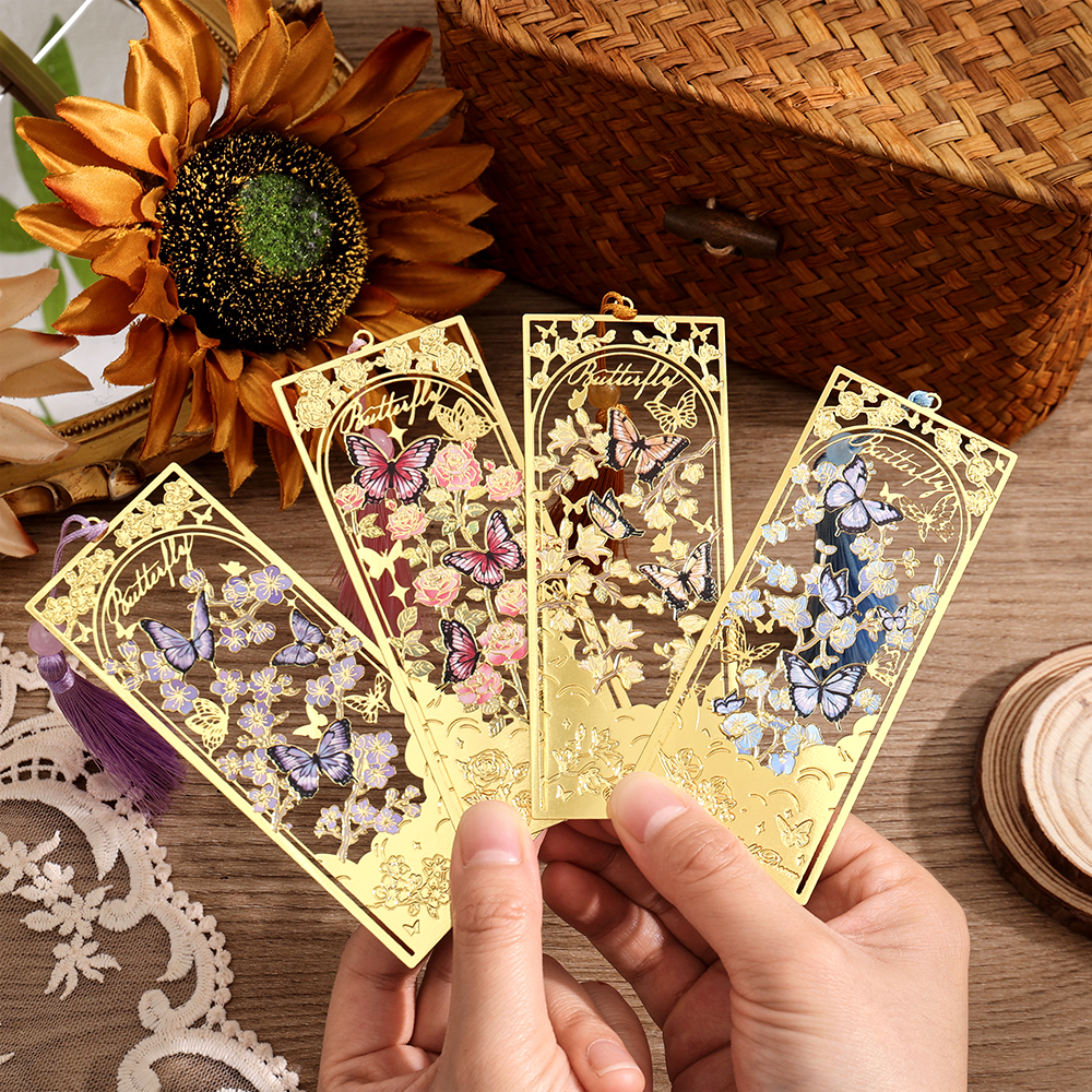 2 Pcs Butterfly Bookmarks With - Stationery Supply ulasan dan harga