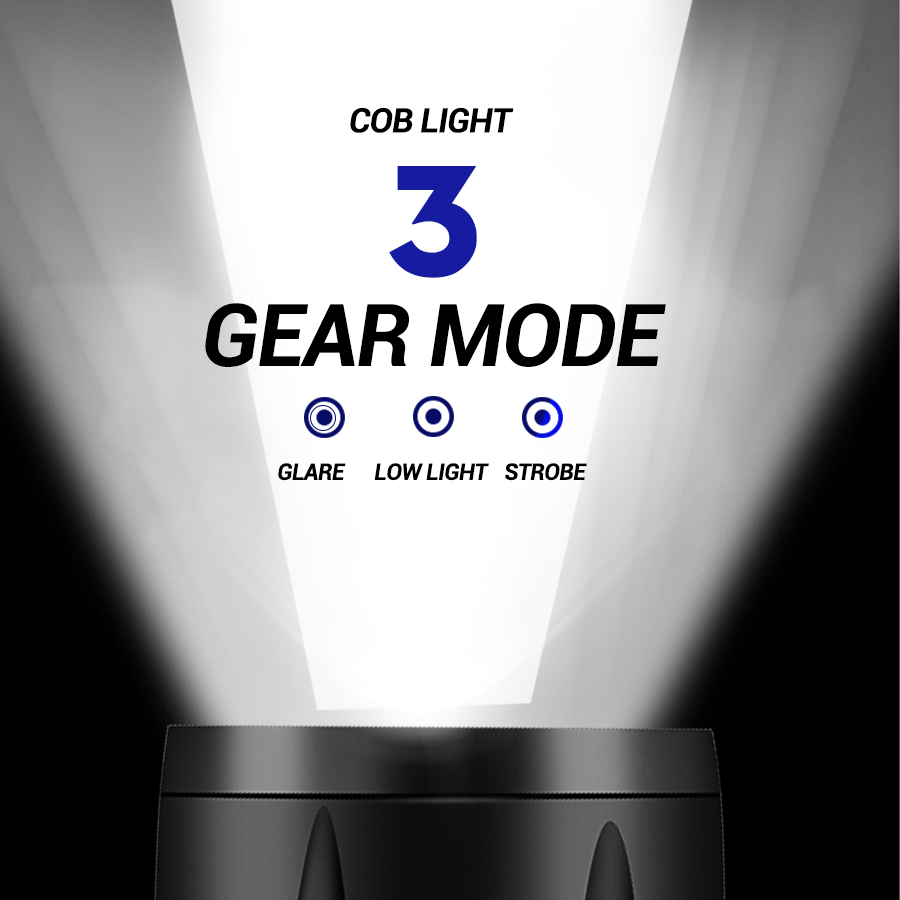 Mini LED Flashlight COB Floodl - Stationery Supply ulasan dan harga