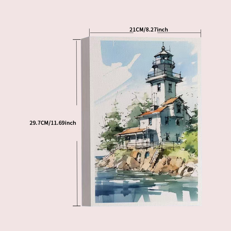 A4 Watercolor Paper 50 Sheets  - Cardstock Paper Pack ulasan dan harga