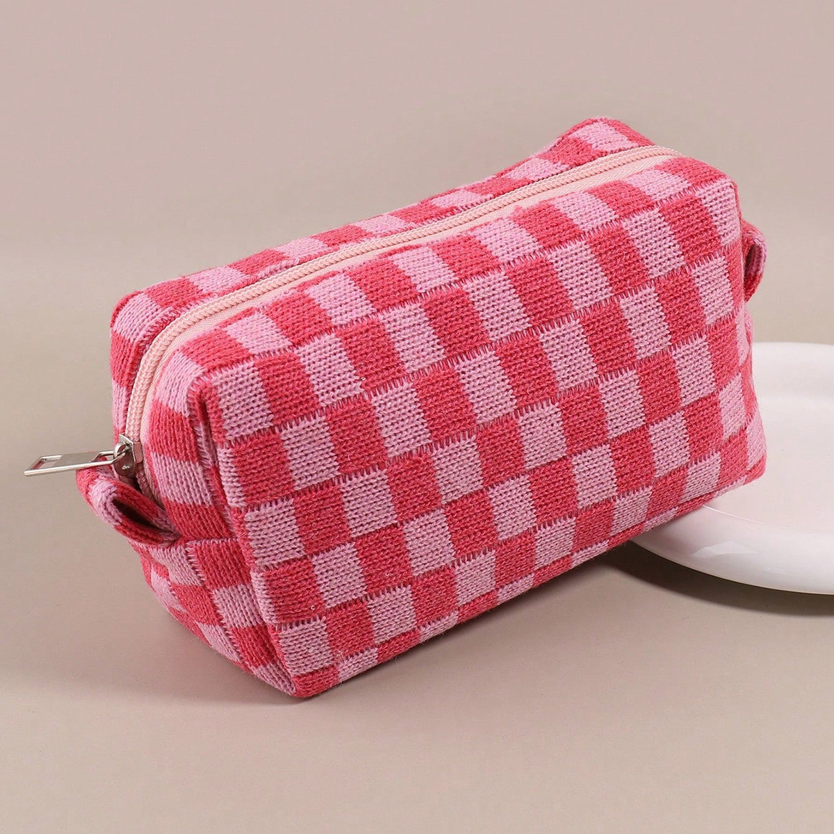 1PC Pink Checkered Single-Laye - Stationery Office And School Supply Stores ulasan dan harga