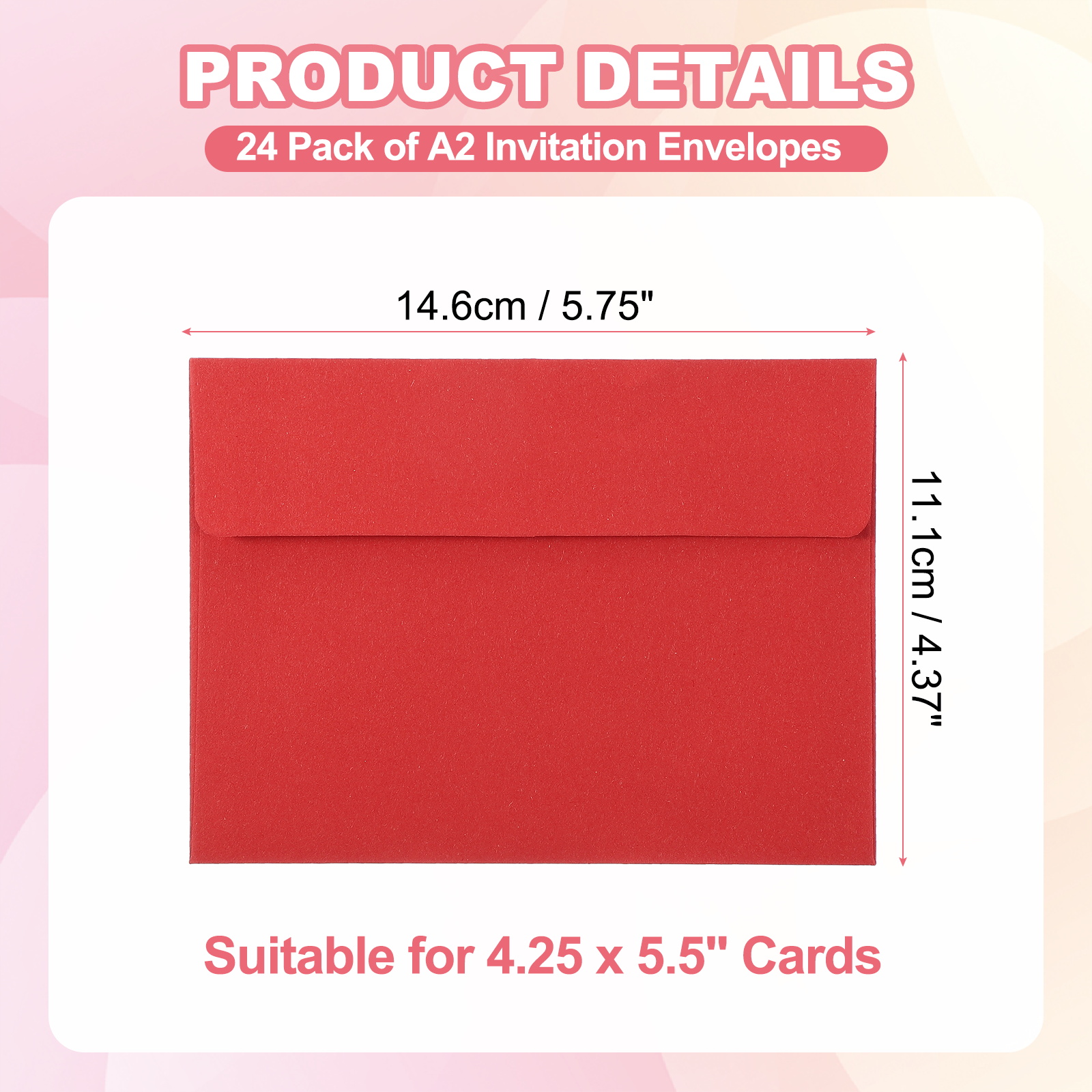 24Pcs A2 Envelopes Self Seal 1 - Letter Envelope Kraft ulasan dan harga
