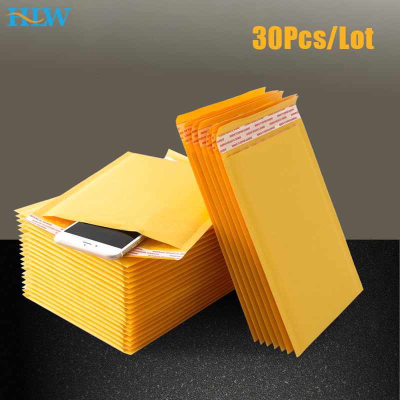 30PCS/Lot Kraft Paper Bubble E - Letter Envelope Kraft ulasan dan harga