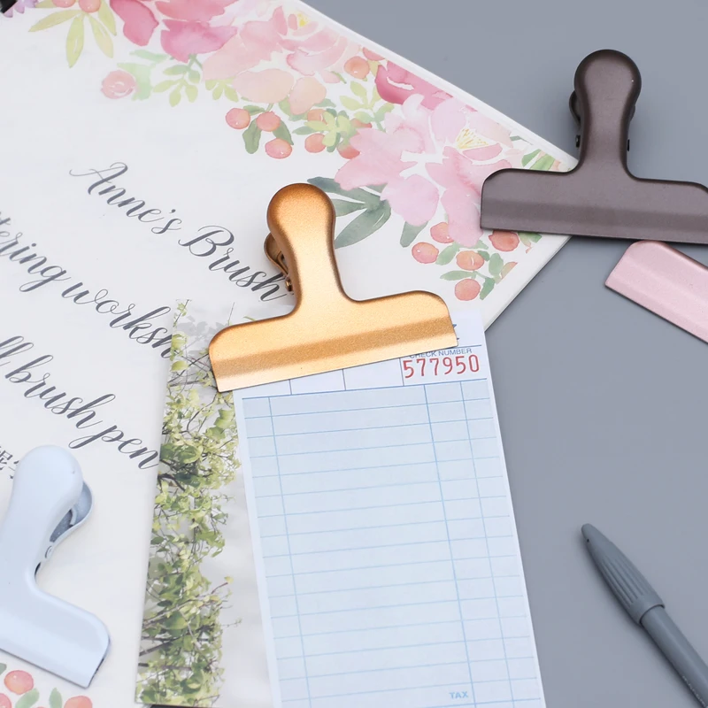 Fromthenon Vintage Binder Clip - Is Stationery Office Supply ulasan dan harga