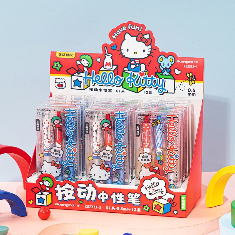 3Pcs Authorized Cartoon Kitty  - Stationery Office ulasan dan harga