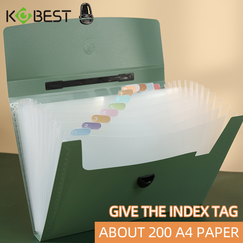 A4 File Folder 13 Layers Fashi - Portfolio Folder Zip ulasan dan harga