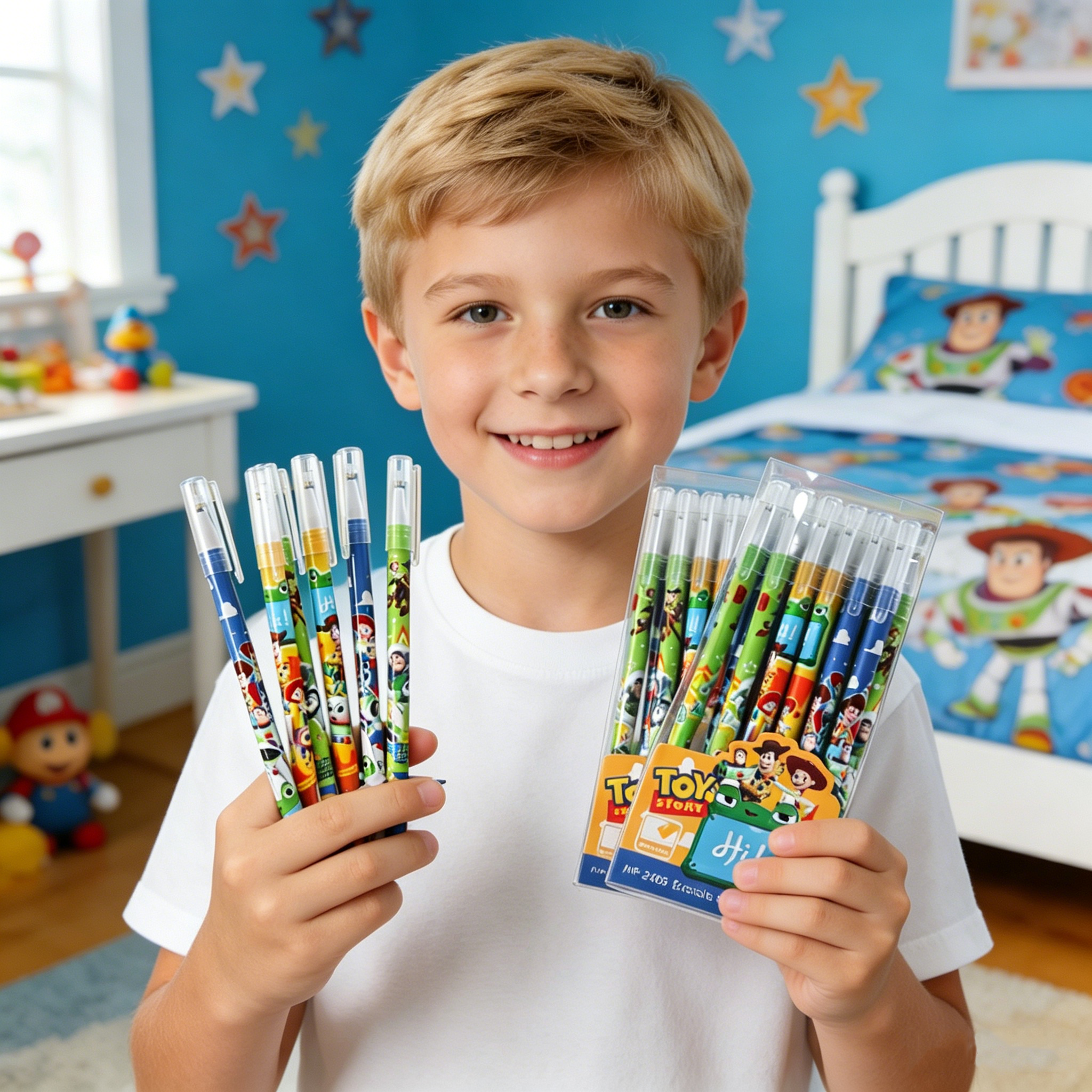 New 6/24pcs Toy Story Magic Er - Gel Ink Pen Set ulasan dan harga
