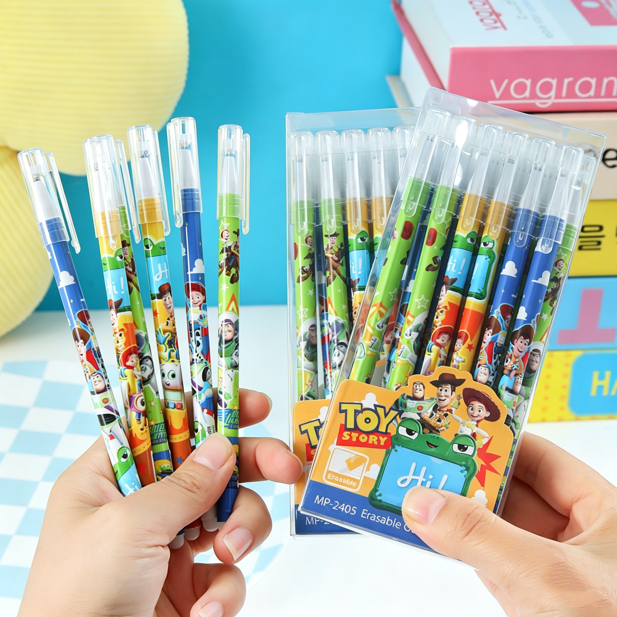 New 6/24pcs Toy Story Magic Er - Gel Ink Pen Set ulasan dan harga