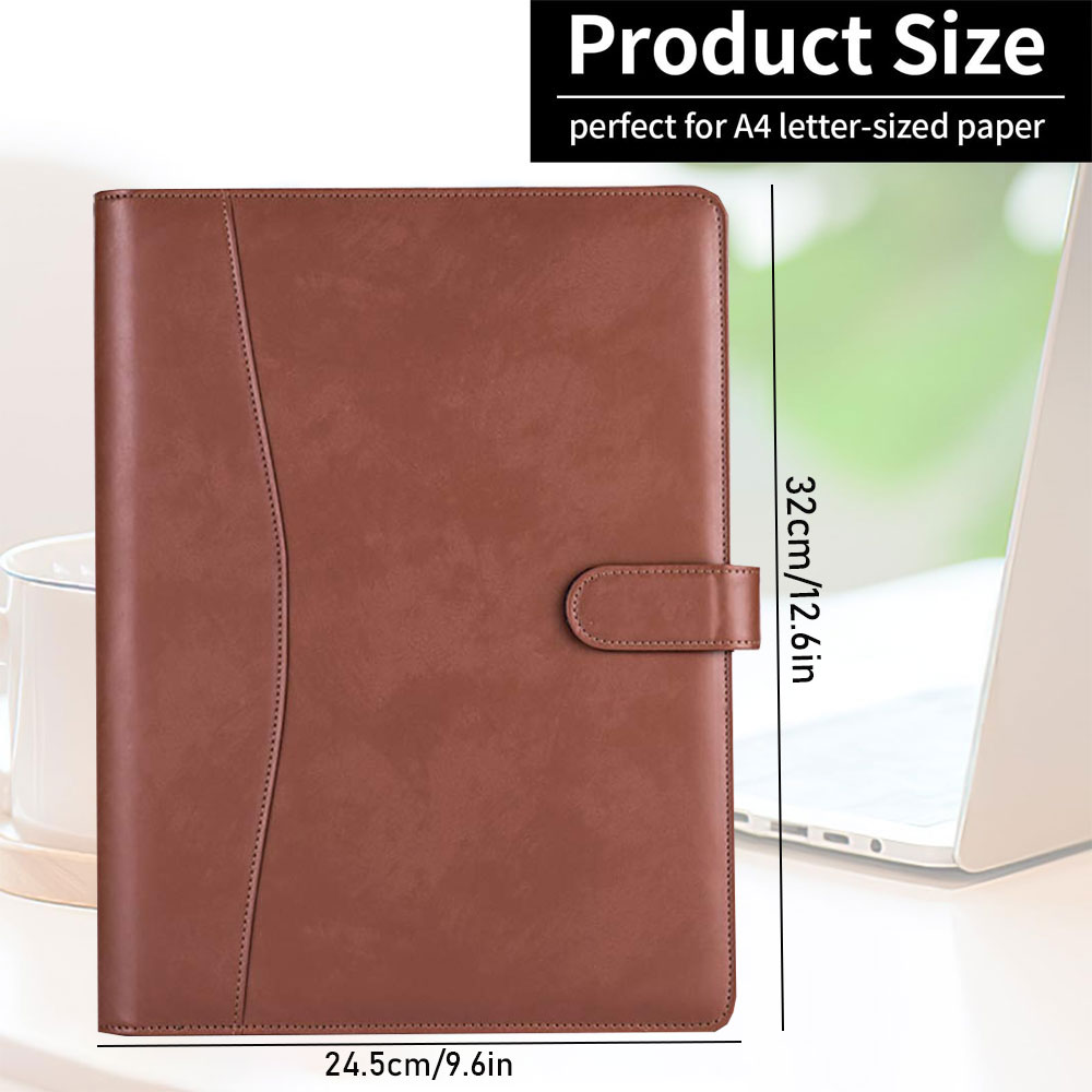 Multifunctional leather folder - Portfolio Folder Zip ulasan dan harga
