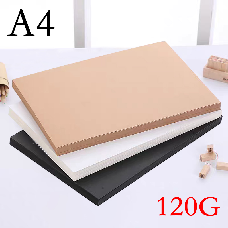 50pcs A4 120g Cardboard Handma - Cardstock Paper Pack ulasan dan harga