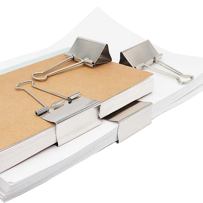 5-30Pcs Binder Clips File Meta - Is Stationery Office Supply ulasan dan harga