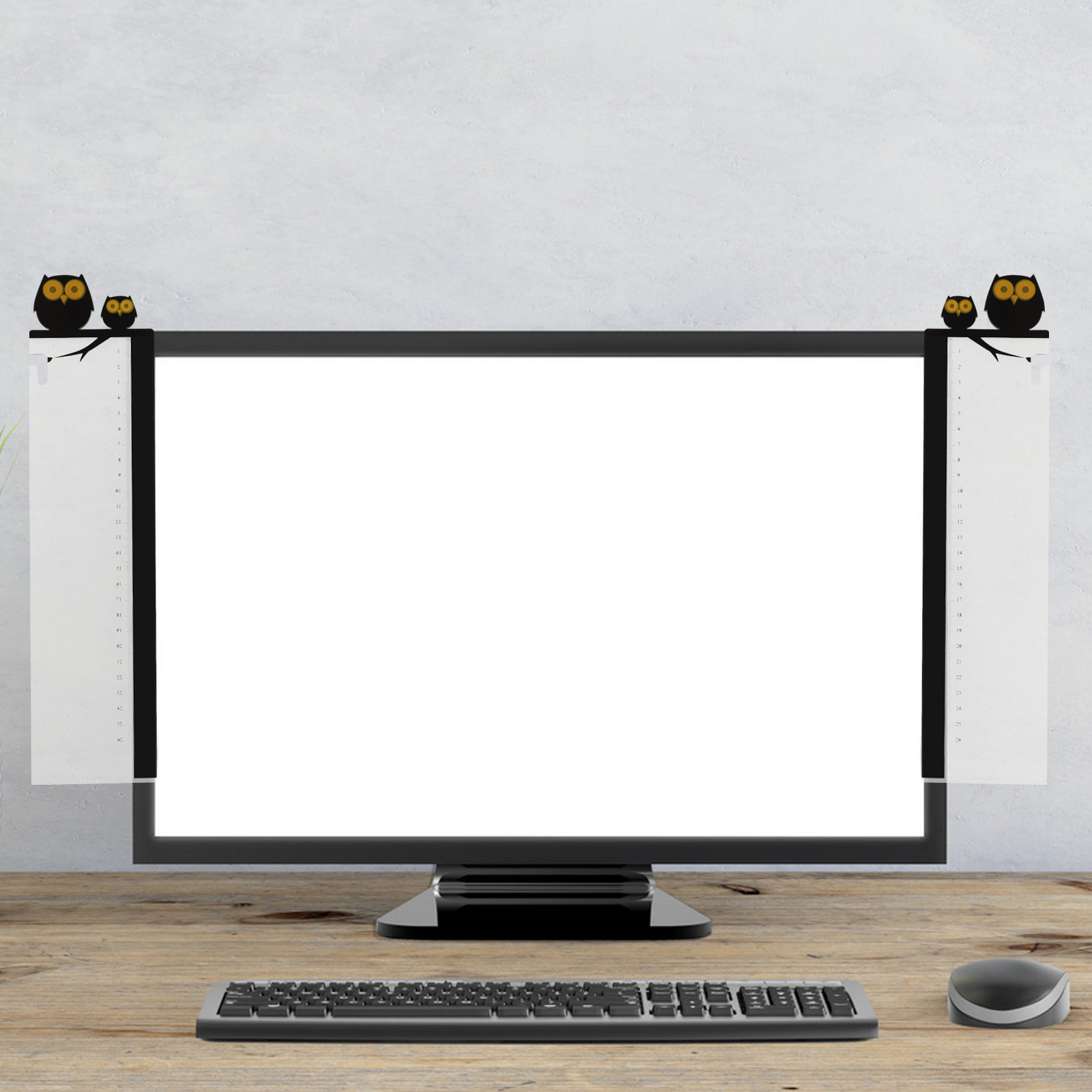 2Pcs Computer Monitor Side Pan - Memo Pad Sticky ulasan dan harga