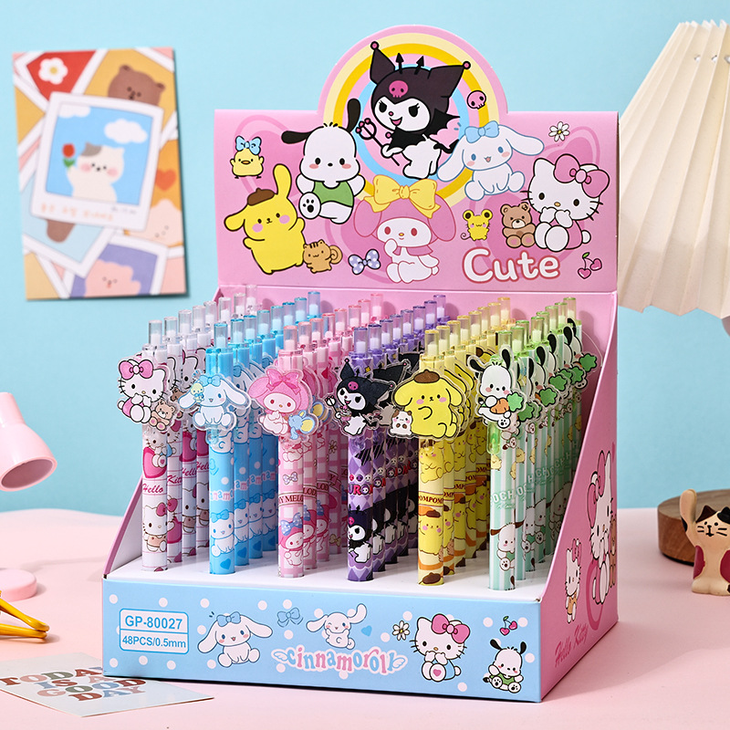 48pcs Gel Pen Kuromi KT My Mel - Stationery Warehouse ulasan dan harga