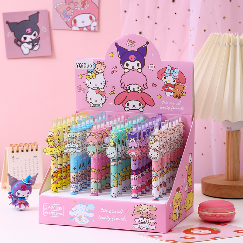 48pcs Gel Pen Kuromi KT My Mel - Stationery Warehouse ulasan dan harga