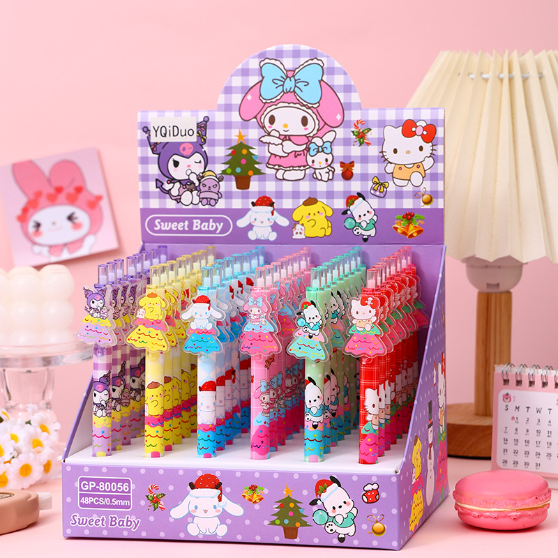 48pcs Gel Pen Kuromi KT My Mel - Stationery Warehouse ulasan dan harga