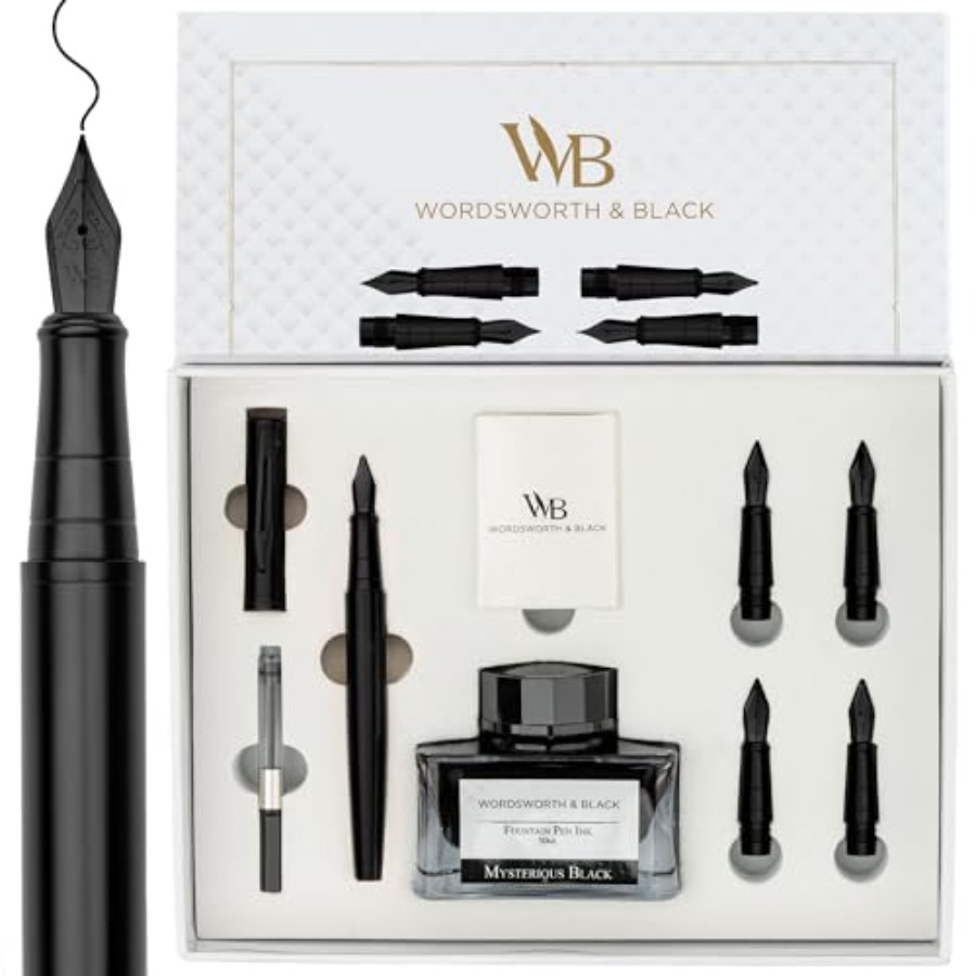 Fountain Pen Gift Set, Include - Fountain Pen Ink ulasan dan harga