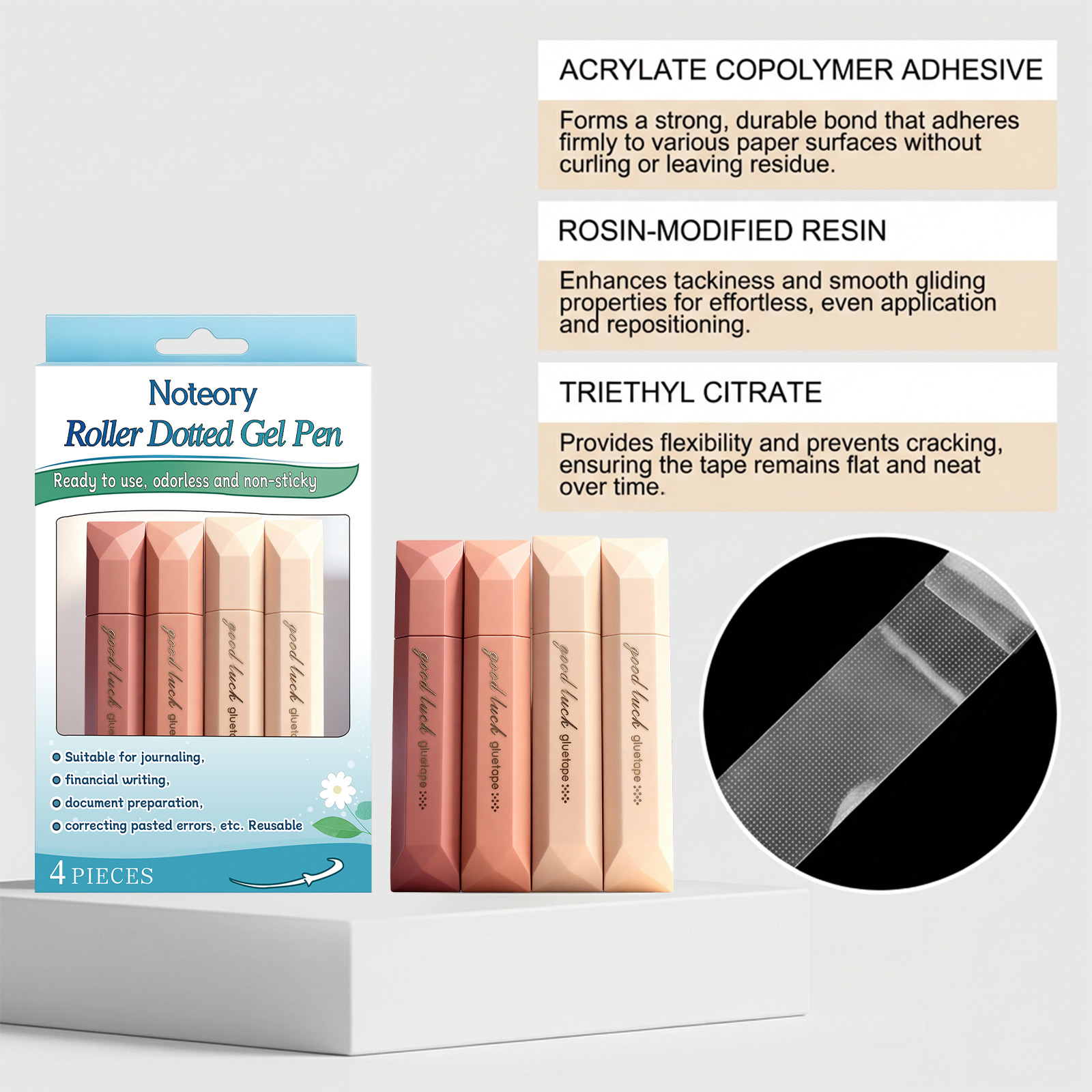Double Sided Tape Roller Stron - Glue Stick Pack ulasan dan harga