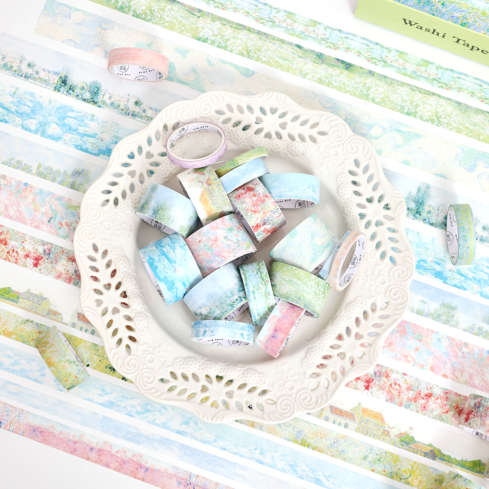 20 Rolls Vintage Garden Washi  - Stationery Supply ulasan dan harga